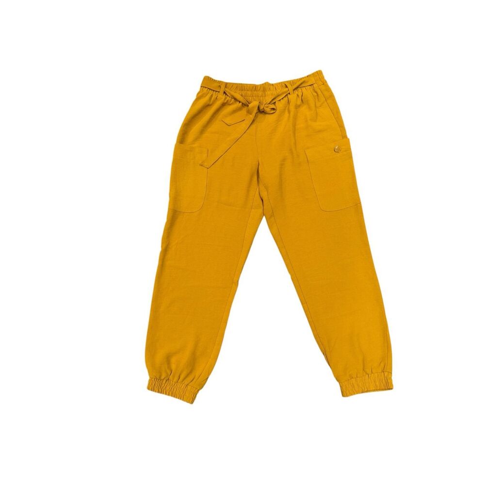 NYCC Womens Pull On Ankle Joggers Golden Yellow Medium